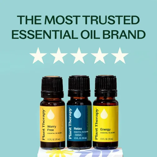 Vista 7 de Plant Therapy Juego sinergias de 6 mejores aceites esenciales. Incluye: desestresante, energía, contra los gérmenes, relajación, ayuda inmunológica