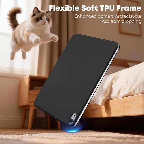 Vista 6 de Kenke Funda magnética desmontable para iPad A16/10ª generación de 11/10.9 pulgadas 2025/2022, funda magnética desmontable para iPad con soporte