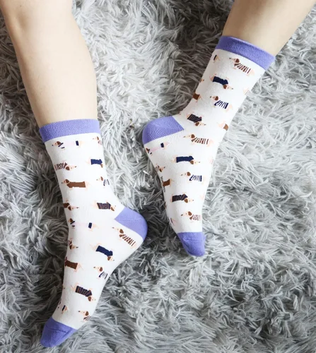 Vista 5 de Haute Dachshund - Calcetines casuales para perro
