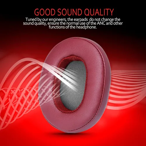 Vista 4 de Krone Kalpasmos QuickFit Almohadillas de repuesto para Skullcandy Crusher Evo, Crusher Wireless, Crusher ANC, Hesh 3, Hesh Evo, almohadillas
