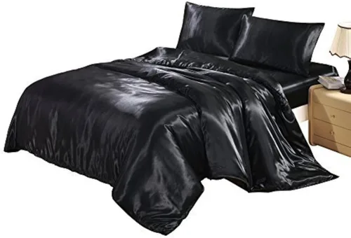 Vista 16 de Bedding-Hotel - Juego de funda de edredón de calidad de hotel con lazos de cremallera ocultos, 3 piezas (1 funda de edredón, 2 fundas de almohada)