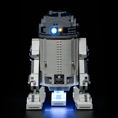 Vista 2 de BRIKSMAX Kit de iluminación LED para R2-D2, compatible con el modelo de bloques de construcción Lego 75308, no incluye el juego de Lego