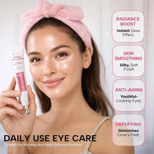 Vista 4 de Clear Beauty Suero para ojos con ADN de salmón PDRN y colágeno, dermatológicamente probado, antienvejecimiento, cuidado de la piel coreano, rodillo
