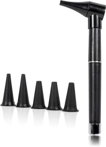 Vista 7 de EarClear RX - Kit completo de sistema de lavado de oídos con otoscopio (kit rígido, 3 puntas)