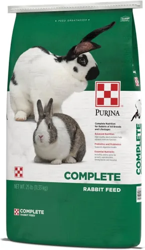 Vista 4 de Purina Pellets completos de comida para conejos, 25 lb