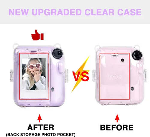 Vista 10 de Funda transparente Mini 12 para cámara de película instantánea