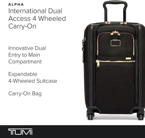 Vista 2 de TUMI Maleta de equipaje de mano Alpha International Dual Access con 4 ruedas para hombre