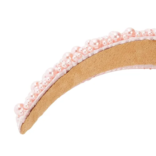 Vista 5 de Glamlily Diademas de cristal – Accesorios para el cabello cómodos durante todo el día – Glam Crystal & Pearl Diadema – Accesorios versátiles de moda