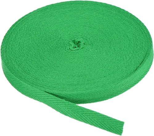 Vista 133 de PATIKIL Cinta de sarga de algodón de 1 pulgada, 50 yardas, cinta de algodón, cinta de encuadernación al bies, cinta de espiga para costura, Verde