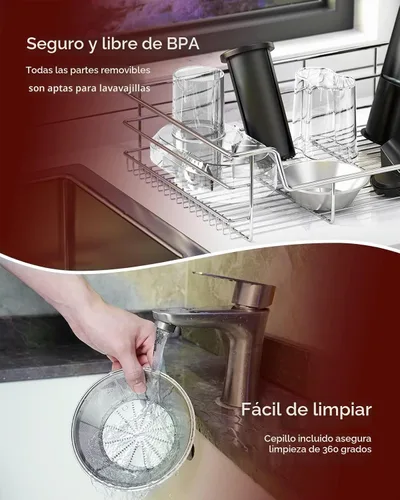 Vista 8 de SIFENE - Exprimidor centrífugo compacto, canal de 3 pulgadas de ancho, potencia máxima 800 W, gris 3-speed ingredient control, easy-clean