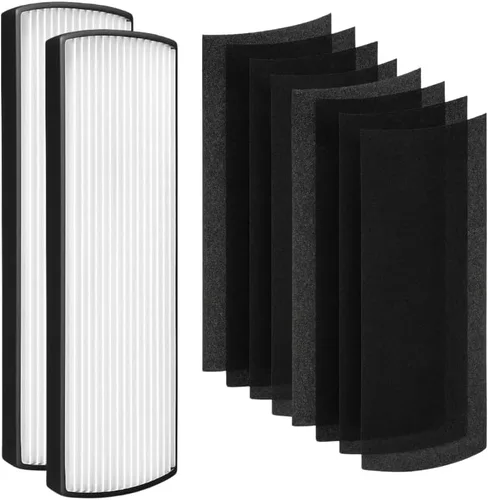 Vista 8 de Nispira Filtro de repuesto HEPA 2 en 1 PETWRFIL para enriquecimiento puro PureZone Elite 4 en 1 purificador de aire de torre PEAIRTWR