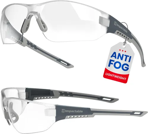 Vista 8 de Gafas de seguridad ligeras de pickleball para hombres y mujeres Negro