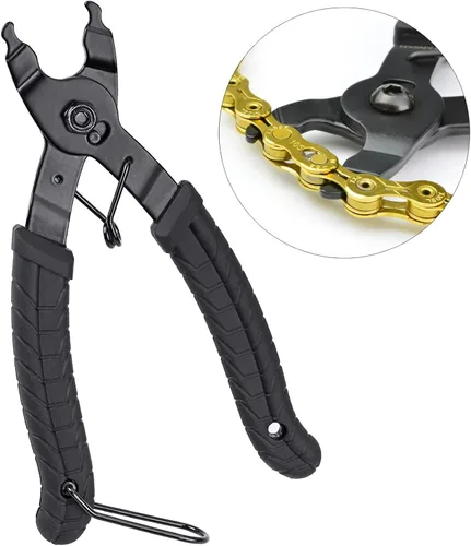 Vista 2 de Oumers Alicates de eslabones para bicicleta, divisor de cadena, 6 pares de eslabones perdidos de bicicleta, alicates de cadena de enlaces rápidos