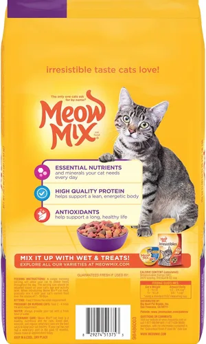 Vista 2 de Meow Mix Original Choice - Alimento seco para gatos, 3.15 libras (paquete de 2)