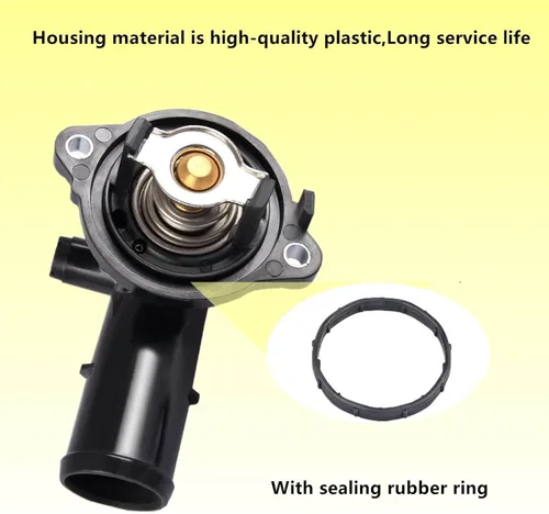 Vista 5 de Conjunto de carcasa del termostato del refrigerante del motor 5184651AH, compatible con Durango 2011-2015, Jeep Grand Cherokee 2011-2015, Jeep