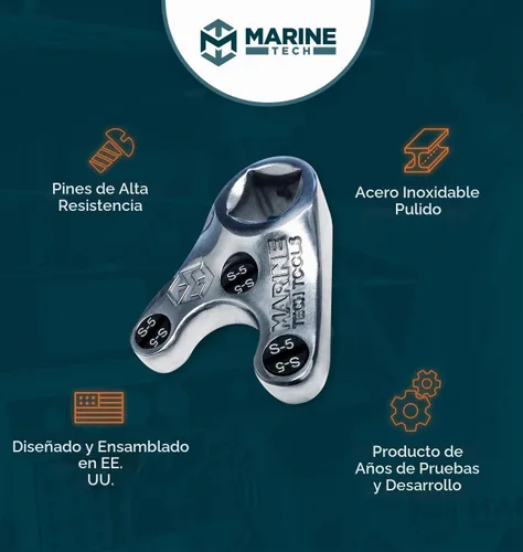 Vista 4 de Marine Tech Tools - Llave de pasador Mercury de 1.220 in (AMT0021), llave de pasador fuera de borda ajustable con pines S-5, herramientas fueraborda