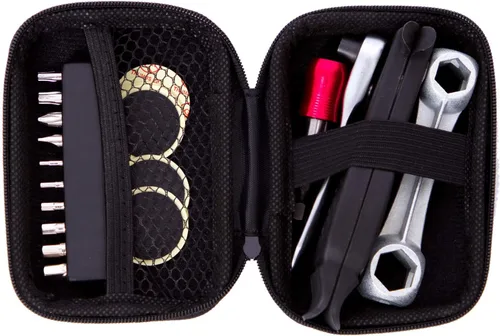 Vista 2 de YBEKI Kit de herramientas de reparación de bicicletas, multiherramienta profesional para bicicleta con llave de trinquete, 10 puntas de precisión
