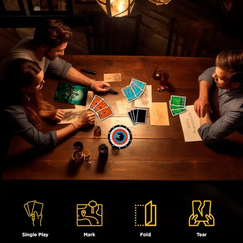 Vista 5 de La Casa de los Acertijos Exit: El Juego - Un juego de Kosmos de Thames & Kosmos Experiencia de habitación de escape en casa basada en cartas