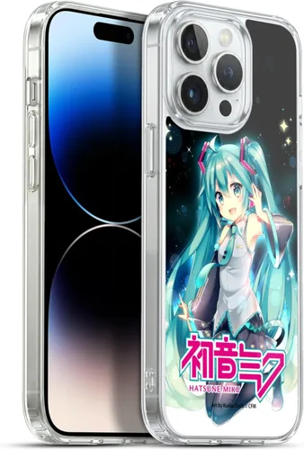 Vista 96 de Head Case Designs Licencia Oficial Hatsune Miku Gráficos Lindos Carcasa de Gel [Protección de Grado Militar] Compatible con Apple iPhone 7