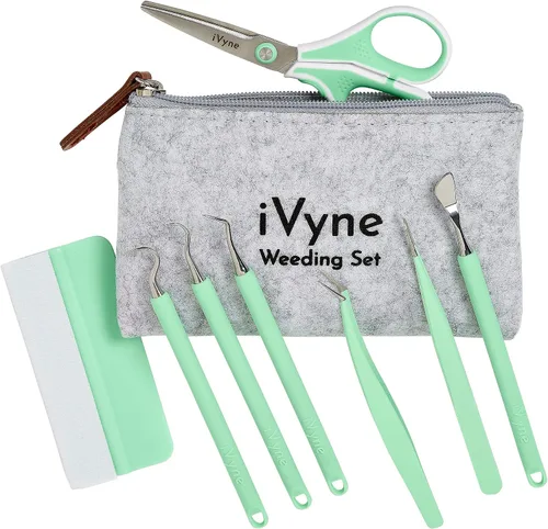 Vista 11 de iVyne Kit de herramientas de deshierbe de vinilo de alta calidad y recolector de desechos de deshierbe herramientas de agarre suave con bayas