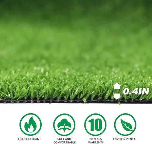 Vista 5 de GL Tapetes de Césped Artificial para Alfombra de Césped Tamaños Personalizados, Alfombra Sintética Interior Exterior Paisajismo, Césped Falso