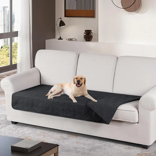 Vista 27 de TAOCOCO Funda de cojín de sofá 100% impermeable reversible, funda de asiento de sofá para perros y mascotas, funda de sofá biplaza para sofá