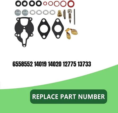 Vista 2 de ALL-CARB Kit de reparación de carburador LQ39 Reemplazo de flotador para Clark Bobcat 632 722 732 Motor 1498 13805 G36 Wisconsin VH4D VHD TJD