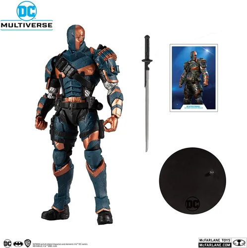 Vista 7 de McFarlane Toys DC Multiverse Deathstroke: Batman: Arkham Origins - Figura de acción de 7 pulgadas, multicolor (15342-2)