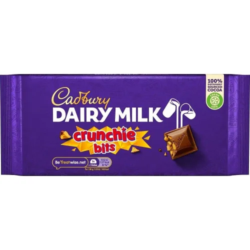 Vista 2 de Cadbury Dairy Milk Crunchie 180g