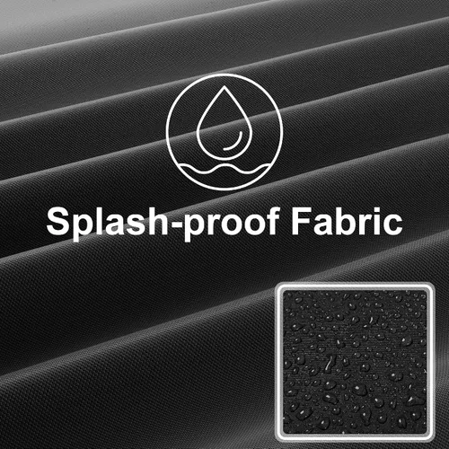 Vista 5 de ALAULM 11 fundas de cojín de repuesto, impermeables y a prueba de salpicaduras, para muebles de exterior, con cremalleras, solo fundas