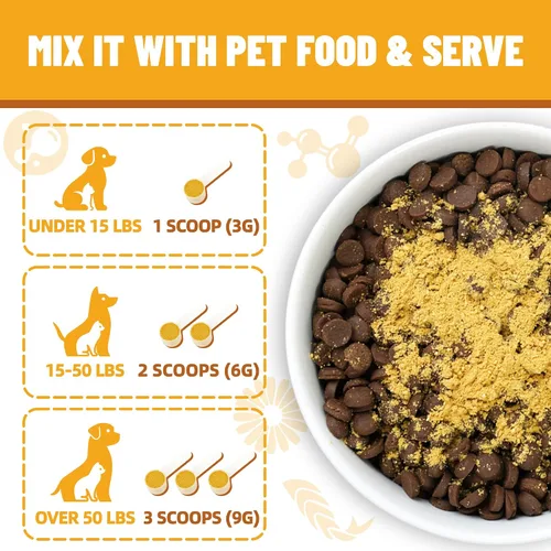 Vista 6 de Just Try Polvo de L-lisina con taurina para gatos, lisina, apoyo inmunológico para perros, suplemento de lisina, suministros de salud para gatos, 7