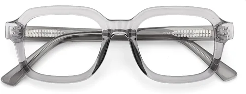 Vista 14 de Blue Light Blocking Glasses for Women Men Metal Round Frame Gris (Smoke Grey)
