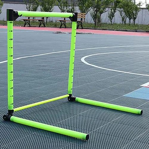 Vista 4 de Escala ajustable Agility obstáculos de entrenamiento de fútbol pista y campo de salto conjunto de barra de salto al aire libre desmontable perros