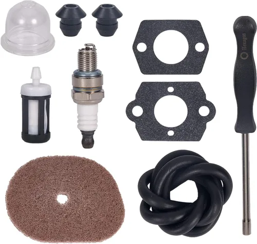 Vista 6 de Kit de carburador C1M-S207A FS56RC para Stihl FS56 FS56R FS70 FS70R FS70R FS70RC KM56 KM56RC Trimmer Weed Eater Carb Repuestos Piezas OEM 4144 120