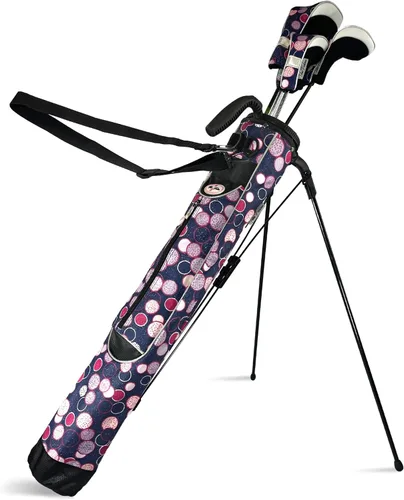 Vista 12 de Taboo Fashion Sunday Golf Bags for Women - Lightweight Golf Range Bag with Self Flexing Stand and Shoulder Strap for Driving Range, Par 3 or