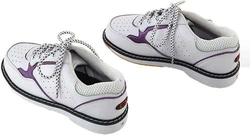 Vista 5 de LIPPAN Zapatos de bolos para mujer, transpirables, antideslizantes, cómodos