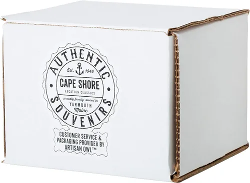 Vista 5 de Cape Shore Taza artesanal de cerámica de faro de 16 oz