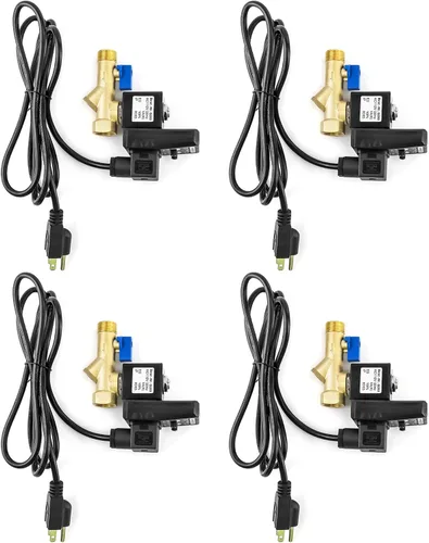 Vista 9 de QWORK Válvula de drenaje electrónica, 2 paquetes de CA 110V 1/2 "drenaje automático automático del tanque para el aire comprimido