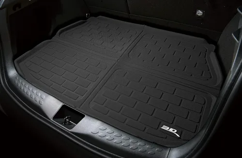 Vista 2 de 3D MAXpider Revestimiento de carga Kagu de ajuste personalizado (negro) compatible con Mazda CX-3 2015-2021 - Revestimiento de carga