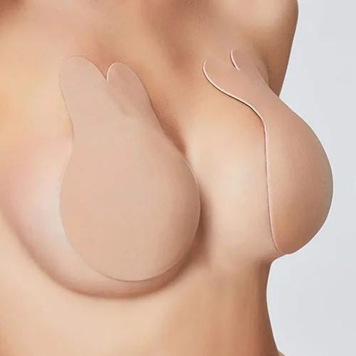 Vista 2 de ONESING 6 Pairs Adhesive Bra Invisible Bra Sticky Bra Strapless Backless Bra Nipple Covers for Women Reusable Pasties