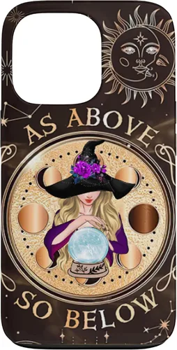 Vista 10 de iPhone 16 Witch Halloween Day - As Above - So Below Case