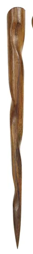 Vista 6 de JWL (1) Horquilla cónica de palisandro en espiral de 6 pulgadas para el cabello, estilo hawaiano