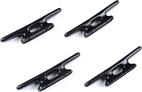 Vista 3 de Mxeol Tacos de nailon para lanchas, 4 pulgadas, 5 pulgadas, 6 pulgadas, 8 pulgadas, cuerda para kayak, color negro, para muelles de lanchas, kayaks