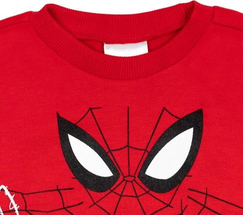 Vista 3 de Marvel Spider-Man Miles Morales Sudadera infantil a niño grande, Rojo