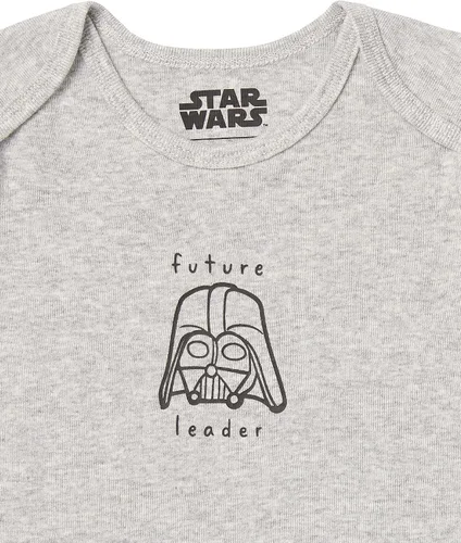 Vista 5 de Tienda Essentials Disney Marvel Star Wars Toddlers Baby Boys Short-Sleeve Bodysuits Pack of 6