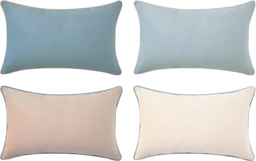 Vista 27 de MONDAY MOOSE - Juego de 4 fundas de cojín decorativas de terciopelo suave, diseño moderno de doble cara; mezcla y combina, rellenos de almohada