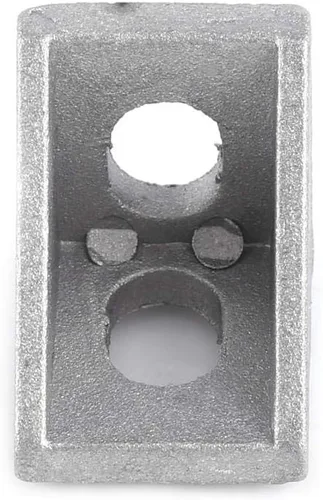 Vista 5 de 10 piezas 2020 soporte de esquina de aleación de aluminio en forma de L en ángulo recto para juntas de sujeción para el hogar Hardware de 0.787 x