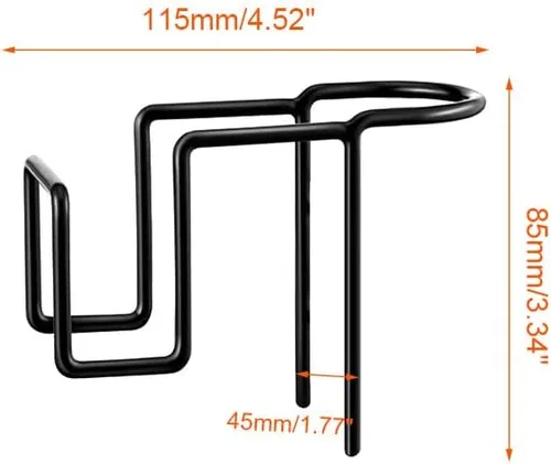 Vista 2 de XXHong - Soporte de esponja negro para fregadero de cocina, soporte para varita, organizador para fregadero, organizador sin taladrar, accesorios