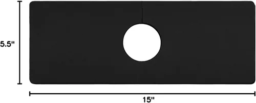 Vista 2 de Tapete protector contra salpicaduras para fregadero de cocina, 1 alfombrilla súper absorbente de secado rápido, dispositivo para fregadero