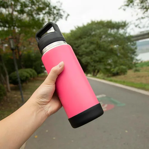 Vista 3 de Funda de silicona para la parte inferior de la bota para botellas YETI Rambler de 36 oz, parachoques con cancelación de ruido, cubierta protectora